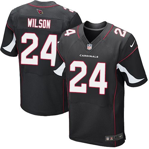 Nike Cardinals #24 Adrian Wilson Black Alternate Men's Stitched NFL Vapor Untouchable Elite Jersey - Click Image to Close